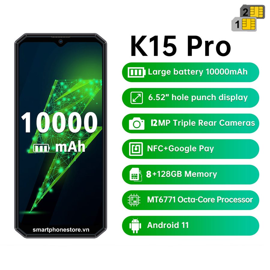 Oukitel K15 Pro là phiên bản nâng cấp hoàn hảo của chiếc smartphone