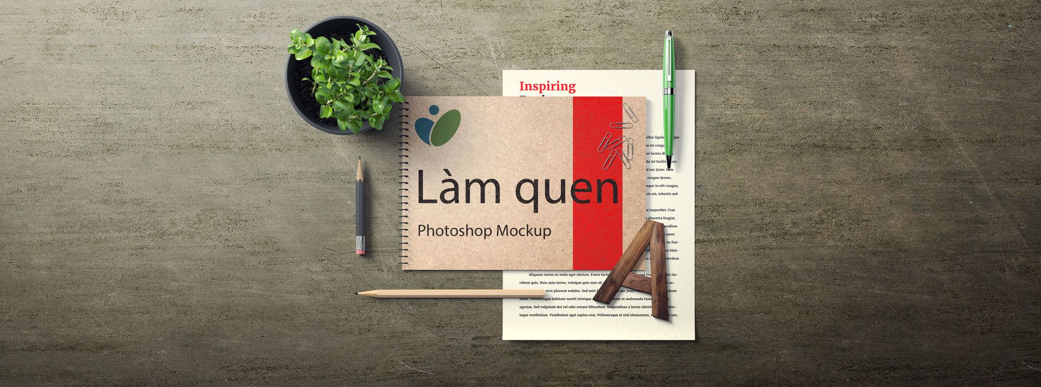 Hướng dẫn Thiết kế đẹp, nhanh và dễ bằng Photoshop Mockup