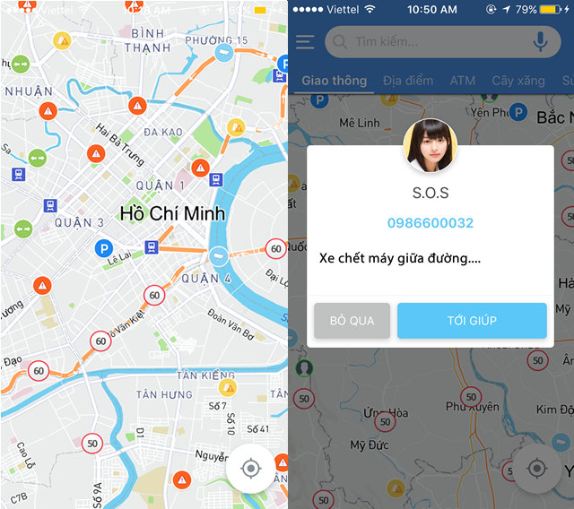 [Android / iOS / Web] Goong - Ứng dụng dẫn đường vệ tinh - Kết nối người tham gia giao thông.