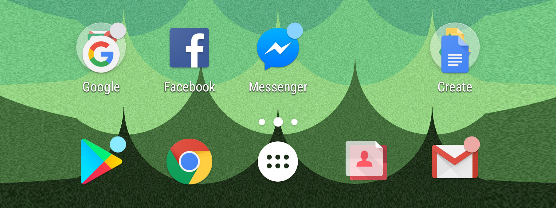 Nova Launcher có thêm thông báo dạng dấu chấm trên app icon giống Android O