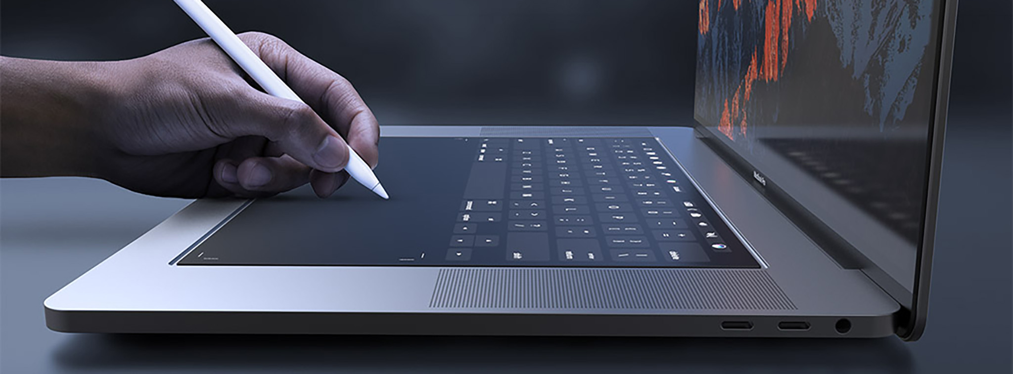 Apple tiếp tục đệ trình các sáng chế về bàn phím ảo trên MacBook, liệu có thành sản phẩm thực tế?