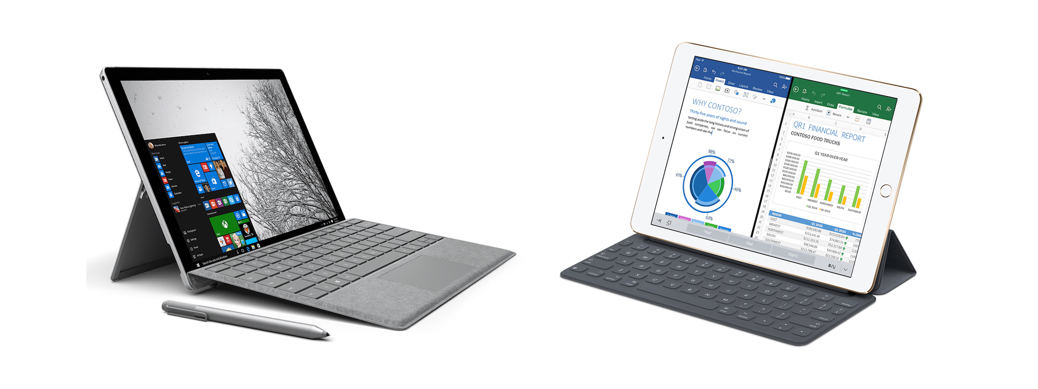 Tablet và PC: Apple cố trở thành Microsoft và Microsoft cố thành Apple