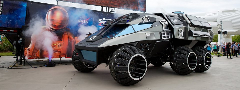 Mars Rover Concept - ý tưởng về mẫu xe mà NASA sẽ sử dụng để khám phá sao Hỏa