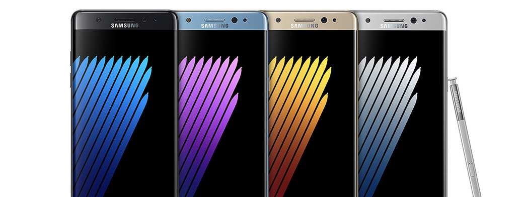 Galaxy Note 7R sẽ có 4 màu giống với Note 7, giá 650$ ở Hàn Quốc?