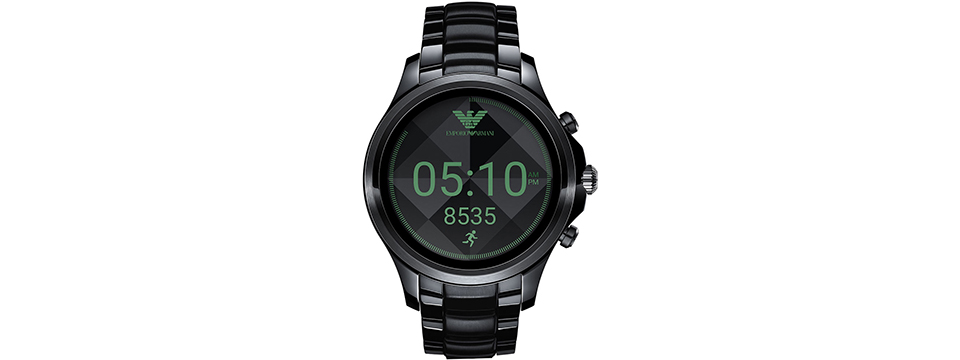 Armani cũng làm đồng hồ thông minh Android Wear, giá không rẻ