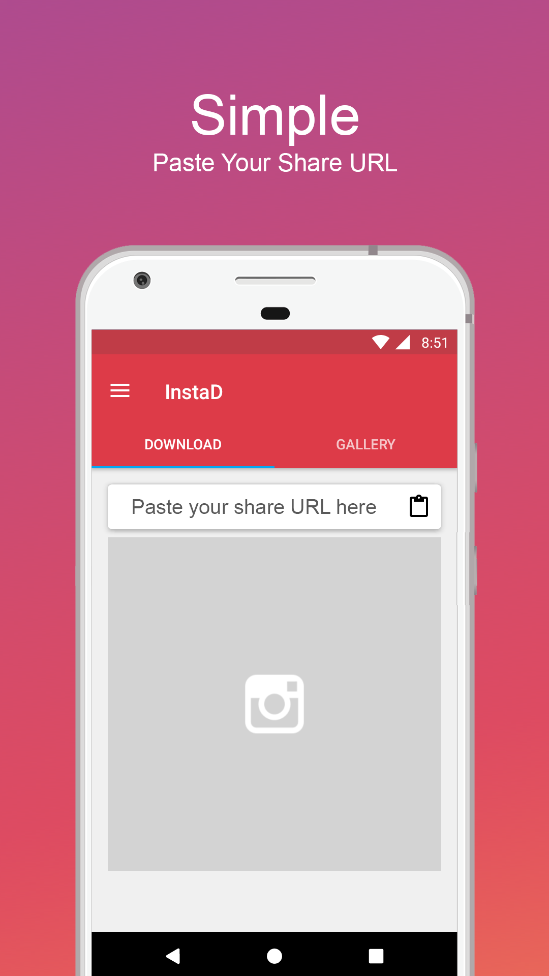 InstaD phần mềm tải ảnh/video từ Instagram