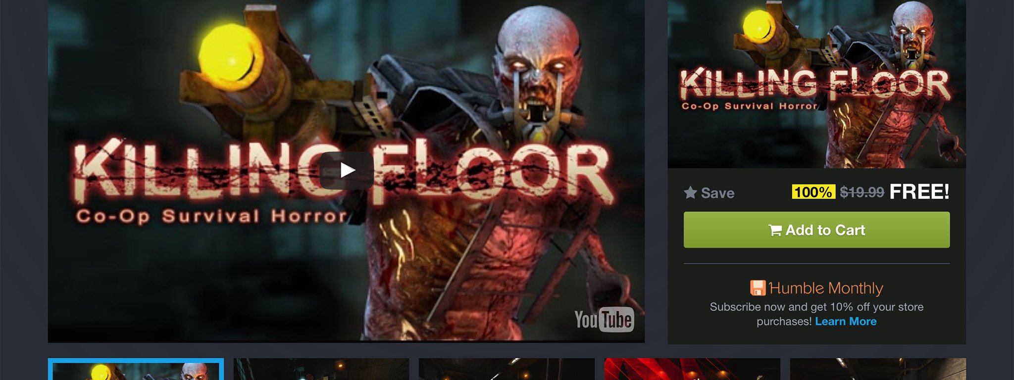 [Game bản quyền] Killing Floor đang miễn phí trên Humble Bundle: FPS, hỗ trợ Win/Mac/Linux