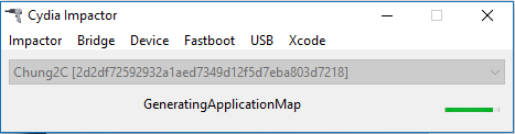 Lỗi Cydia Impactor ko load đc được Generating application map