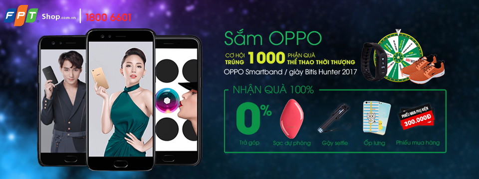 [QC] FPT Shop tặng 1000 đôi Biti’s Hunter Feast cho khách mua OPPO