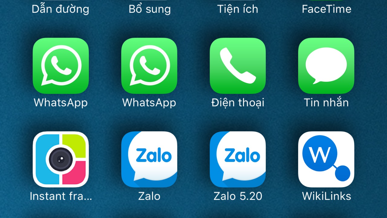 Zalo 5.20 (Update 10/7/2017) dùng 2 tài khoản trên cùng 1 điện thoại iPhone.