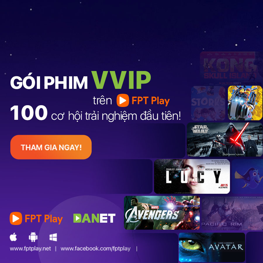 200 CODE VIP FREE XEM PHIM ONLINE FULL HD TRÊN FPT PLAY