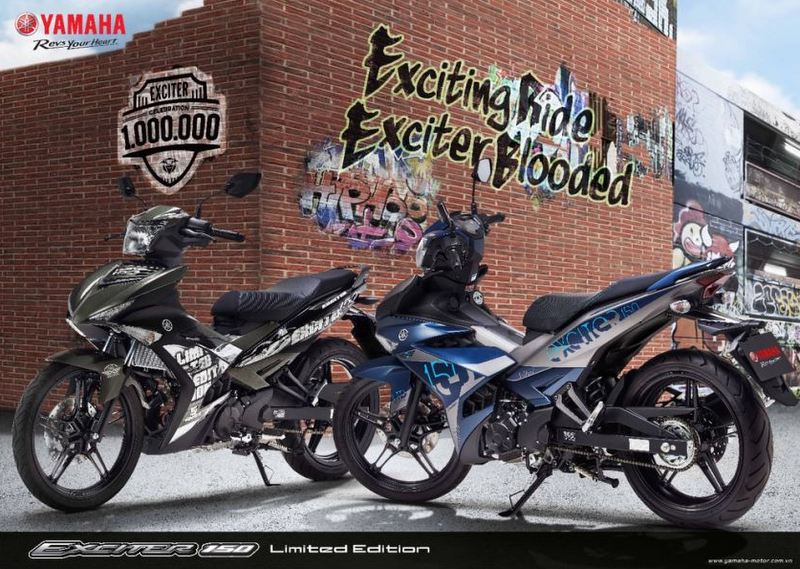 Yamaha Exciter 150 RC 2017 màu mới luồng gió mới cho dân chơi xe thể thao