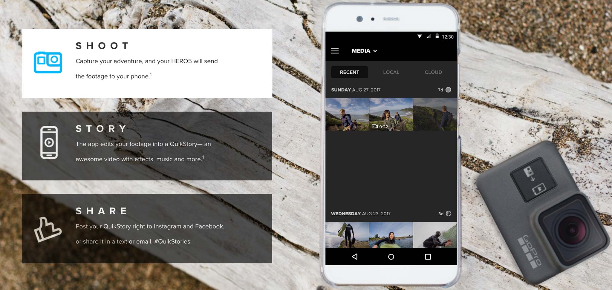GoPro cập nhật tính năng biên tập video Quikstories hoàn toàn tự động và nhanh chóng trên smartphone