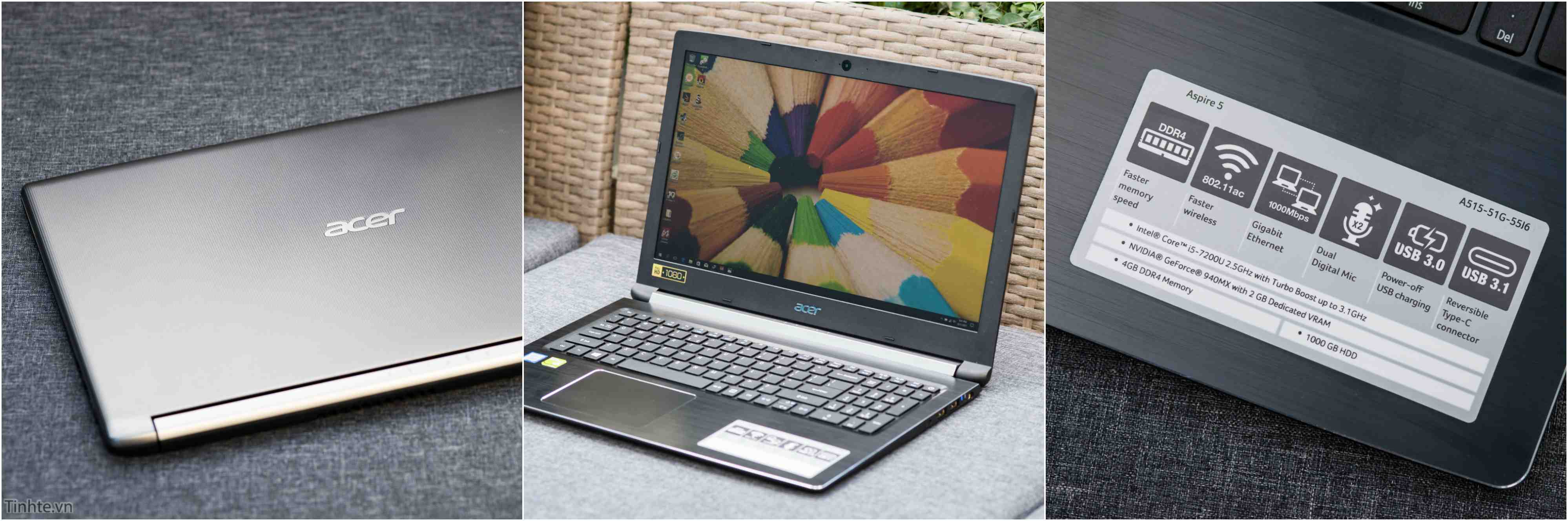 Đánh giá Acer Aspire 5: laptop sinh viên, thiết kế cổ điển, có GPU rời, giá 13,7 triệu