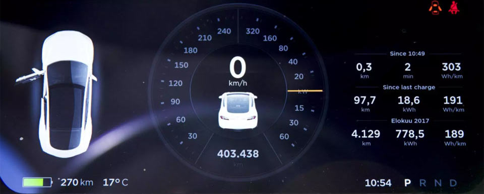 Một tài xế taxi ở Phần Lan đã chạy chiếc Tesla Model S qua hơn 400.000 km