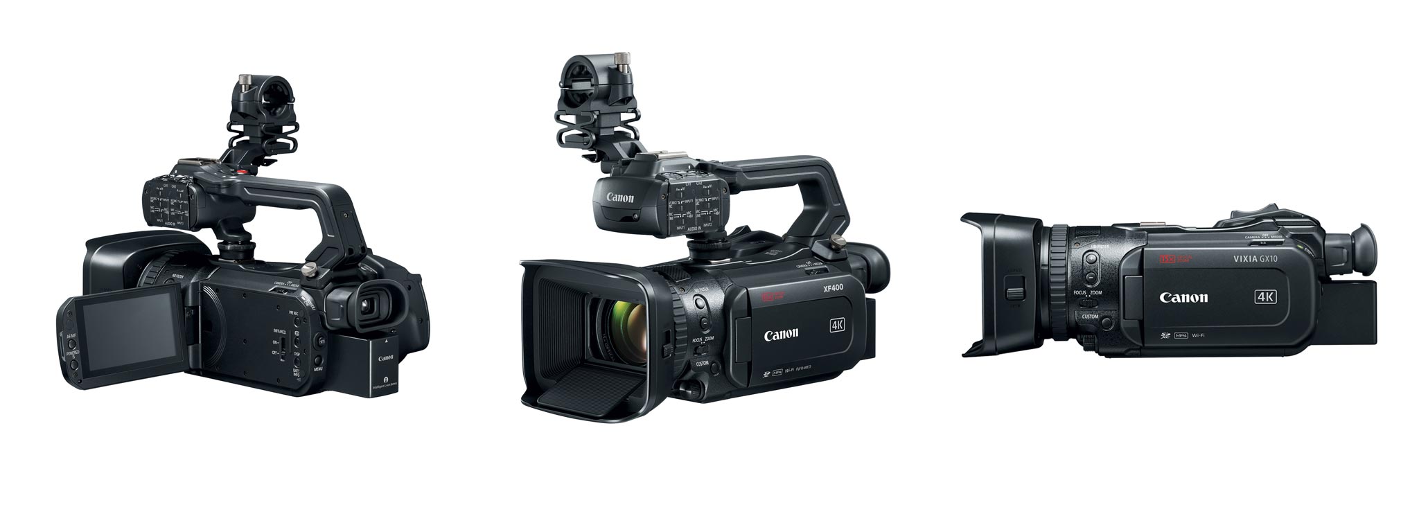 Canon giới thiệu 3 máy quay phim cầm tay 4K, lấy nét Dual Pixel, zoom quang 15x, chống rung 5 trục