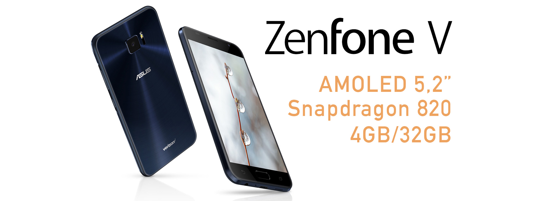 ASUS ZenFone V: màn hình AMOLED, Snapdragon 820, 4 GB RAM, USB-C