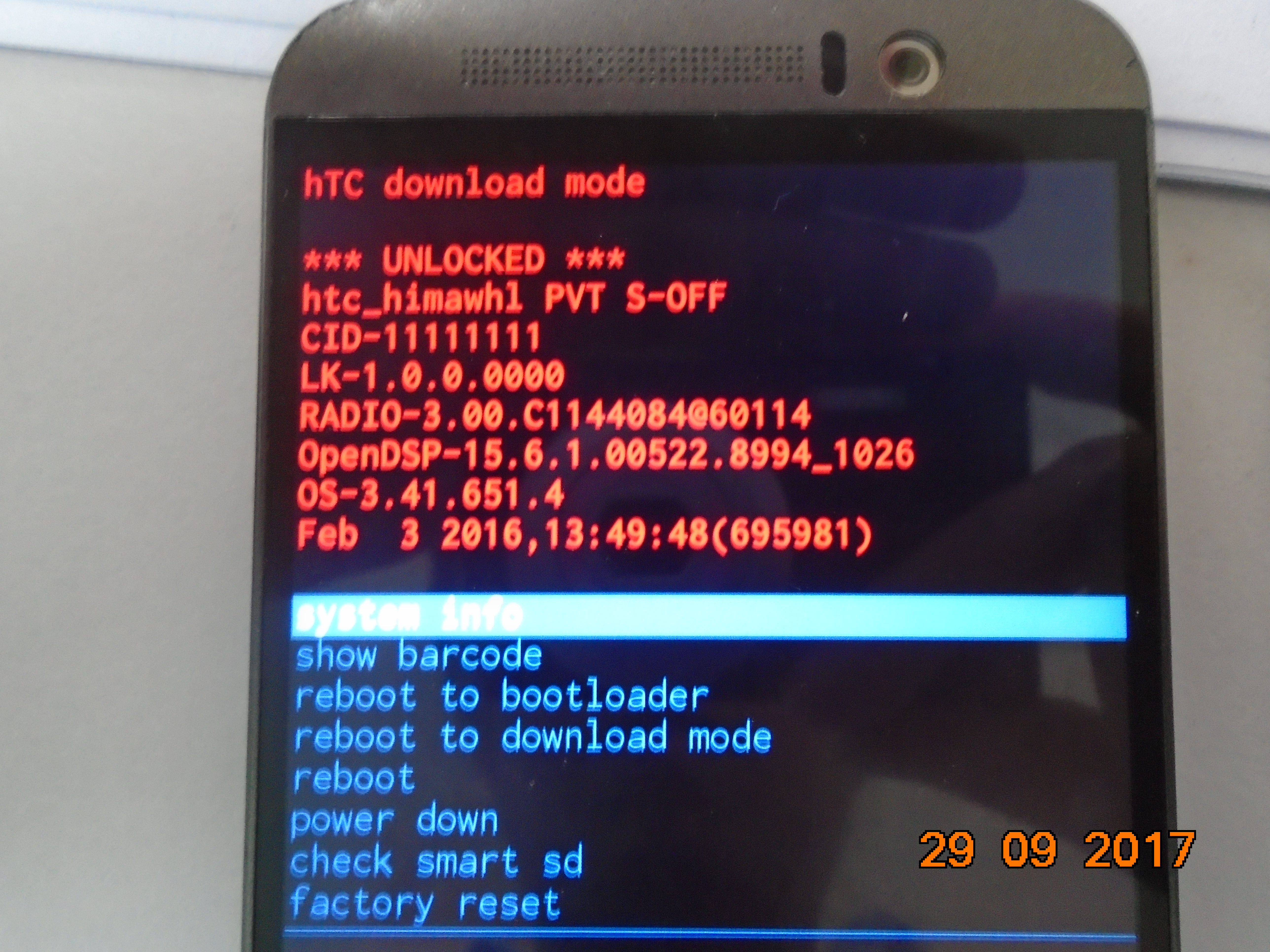 HTC One M9 - Android 7.0 quá nóng ?