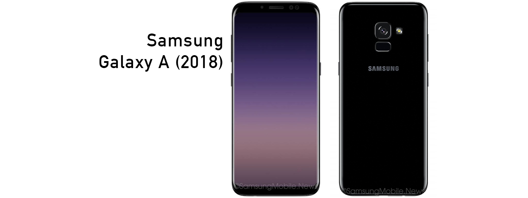 [Rò rỉ] Galaxy A (2018) với màn hình vô cực Infinity Display, nút Bixby