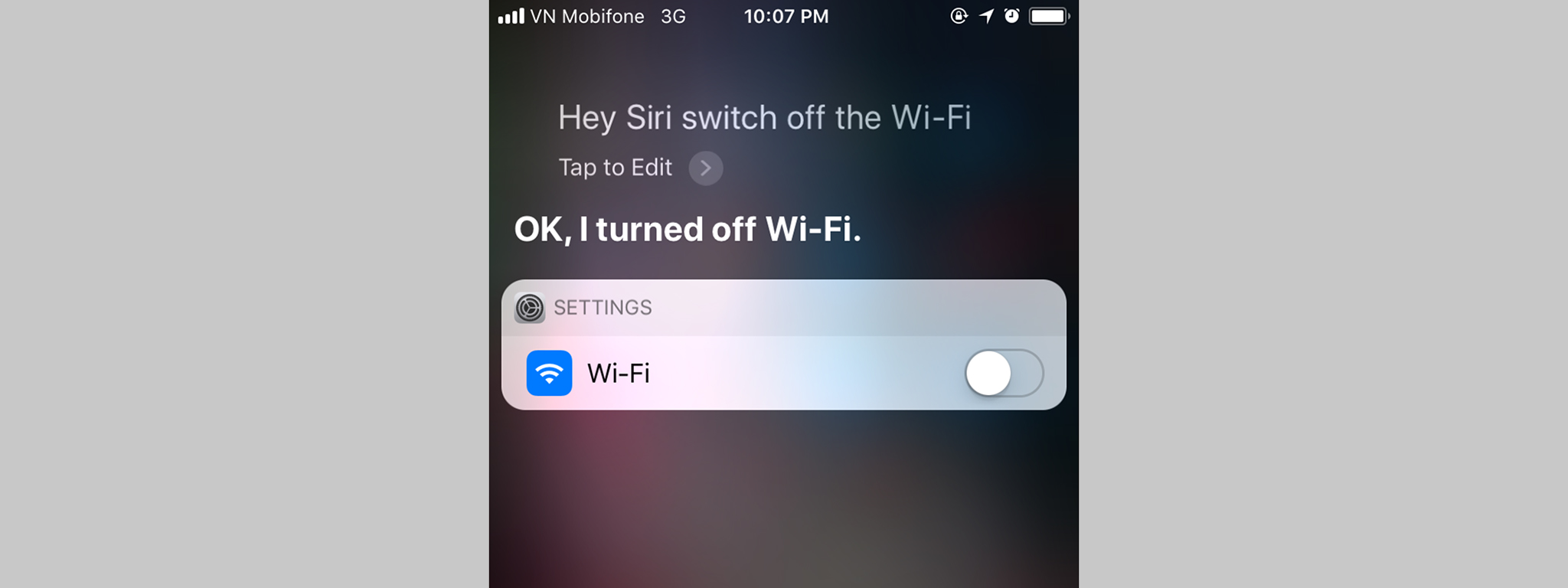 Anh em có thể nhờ Siri để tắt hẳn Bluetooth và Wi-Fi trên iOS 11 mà không cần vào Settings