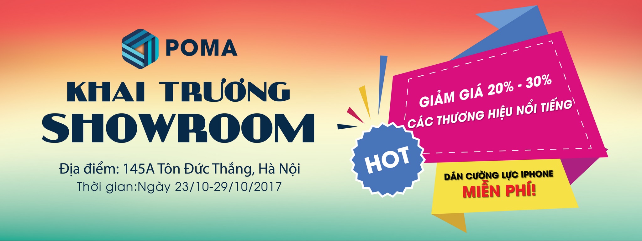 [QC] Poma.vn khai trương cửa hàng bán lẻ phụ kiện chính hãng tại Hà Nội, giảm giá tới 30%