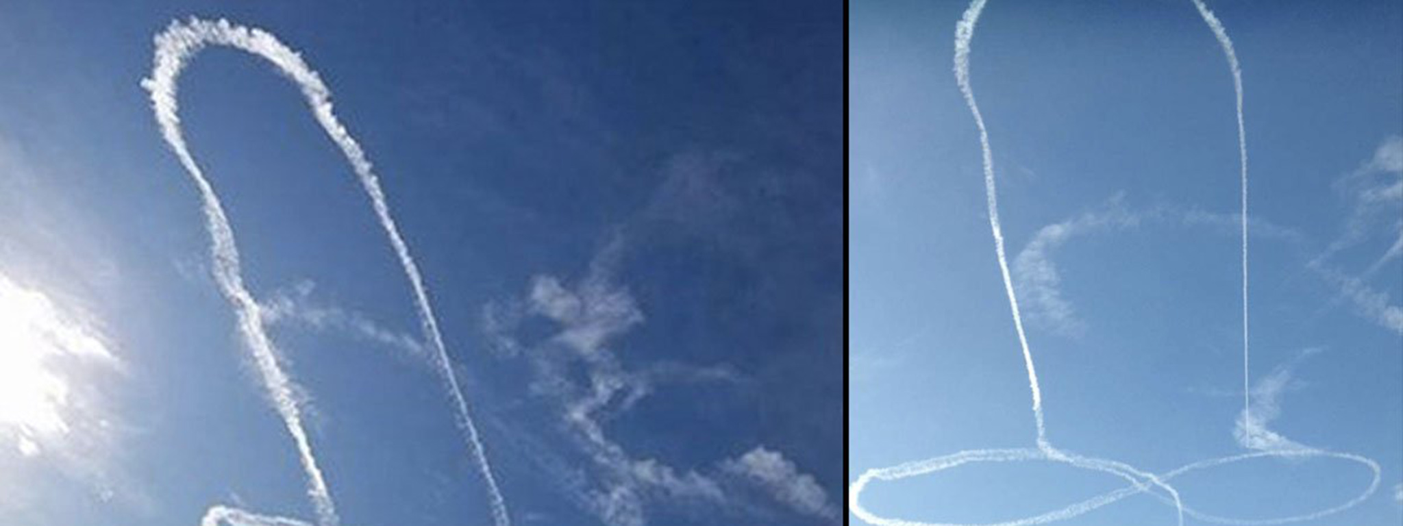 Phi công máy bay chiến đấu vẽ hình "ku" trên bầu trời, Hải quân Mỹ đòi điều tra