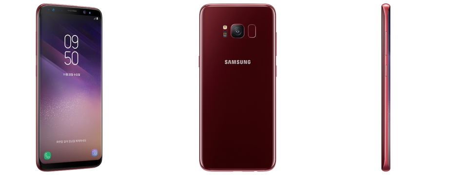 Samsung giới thiệu Galaxy S8 màu đỏ rượu vang, bán ra tại Hàn Quốc từ hôm nay