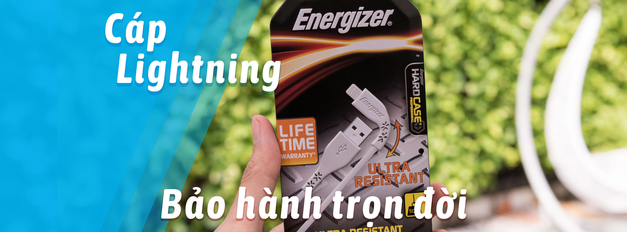 Trên tay cáp Lightning bảo hành trọn đời của Energizer, giá 450.000 đồng, hộp kim loại tiện dụng
