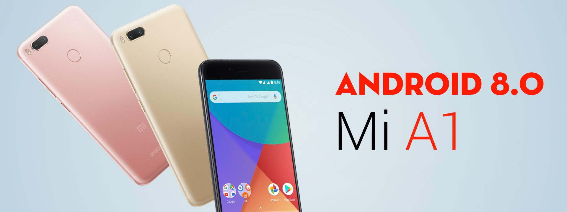 Xiaomi Mi A1 bắt đầu nhận update Android 8.0, anh em kiểm tra xem có chưa