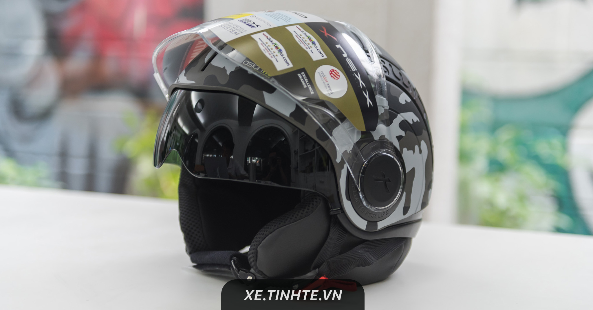 Trên tay nón bảo hiểm Nexx SX.10: nón 3/4 cấu tạo hai lớp gọn nhẹ, đa dụng và đáng tiền