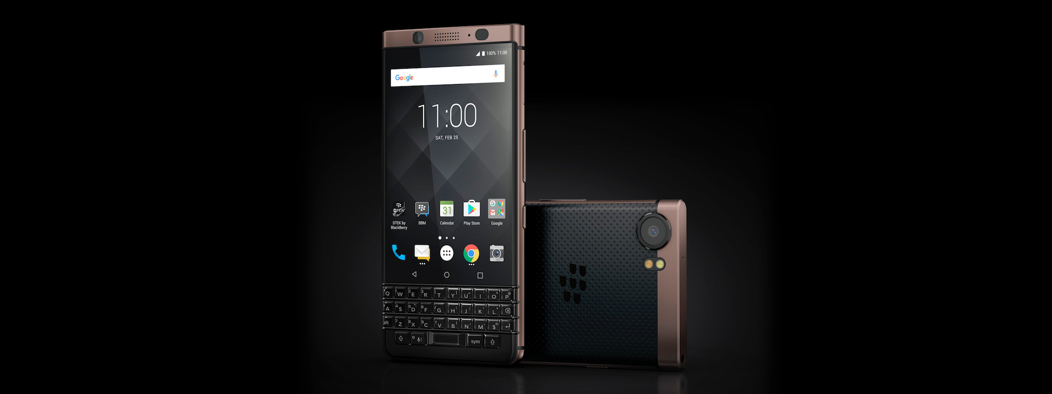 [CES18] BlackBerry giới thiệu KEYone màu đồng, cấu hình giống bản màu đen