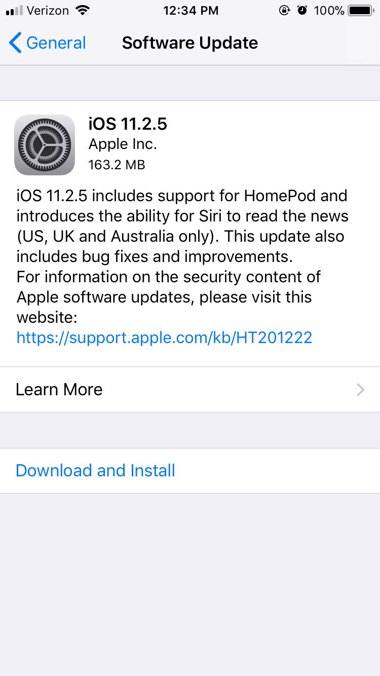 Đã có iOS 11.2.5 chính thức, anh em đã lên và cho nhận xét nha.