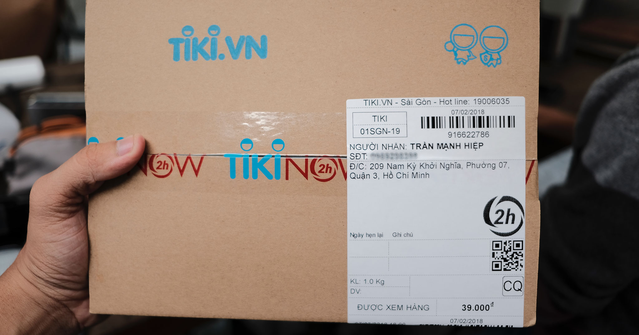 Dùng thử Tikinow: giao hàng trong vòng 2 giờ của Tiki
