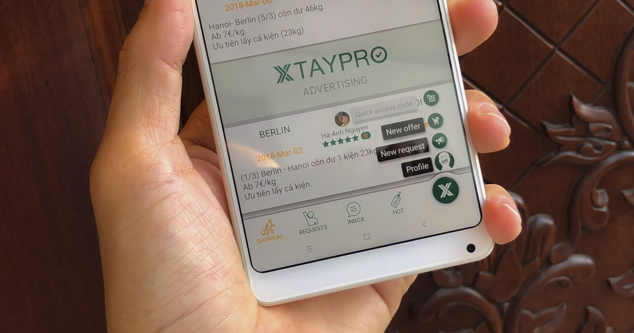 [Video] Trên tay ứng dụng XtayPro: nơi gặp nhau giữa shipper quốc tế và anh em mua hàng