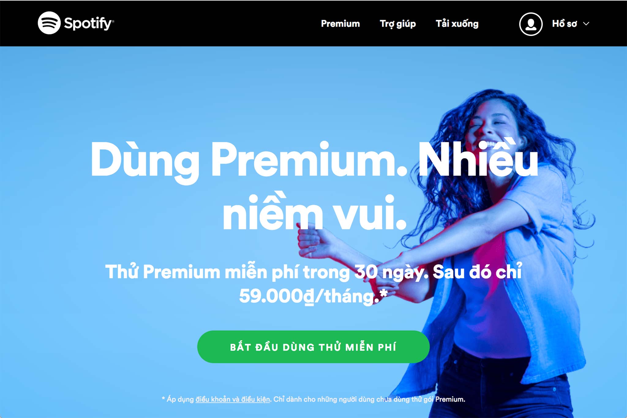 Đã có thể tải về Spotify Premium tại Việt Nam, có nhiều nhạc Việt Nam cập nhật mới, 59 ngàn/tháng