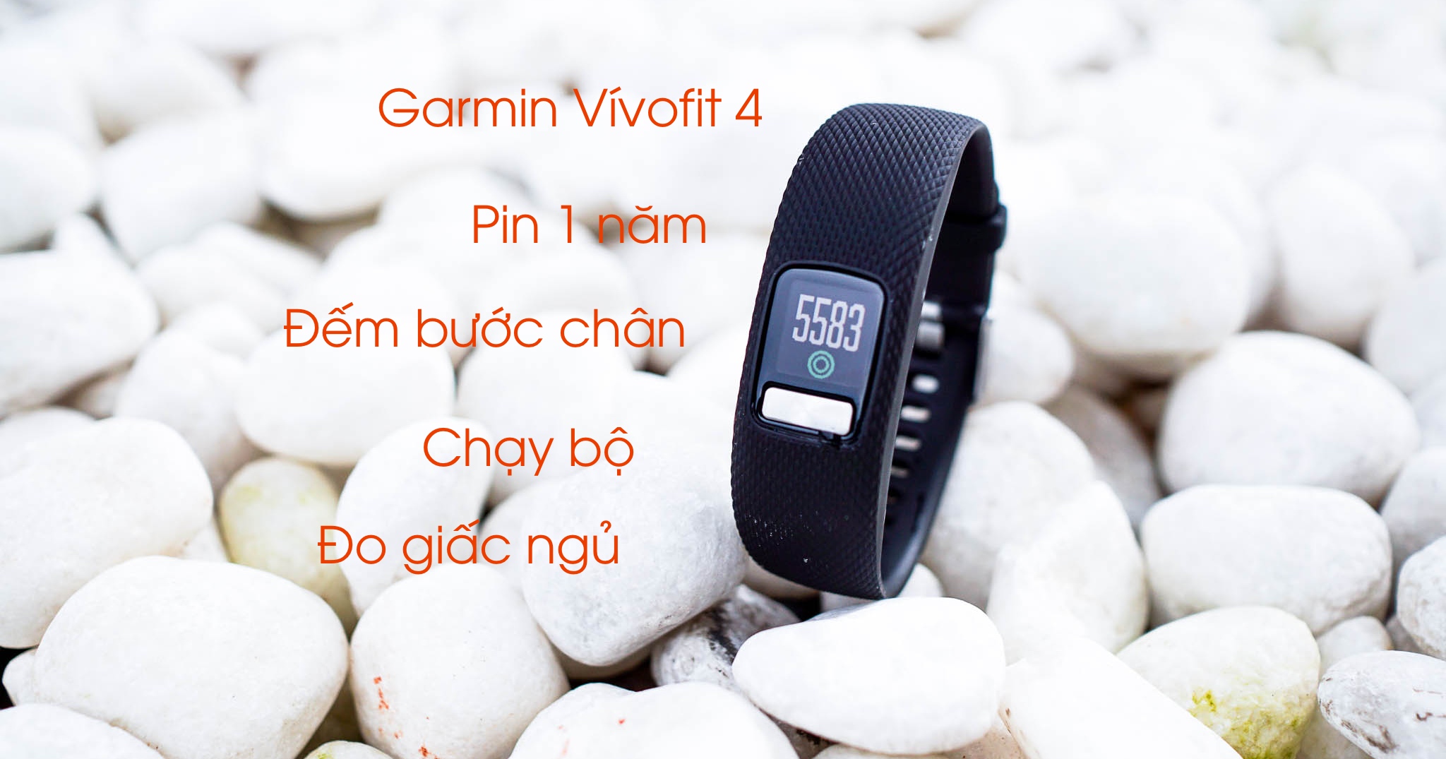 Trên tay Garmin Vivofit 4: Vòng theo dõi sức khoẻ pin 1 năm