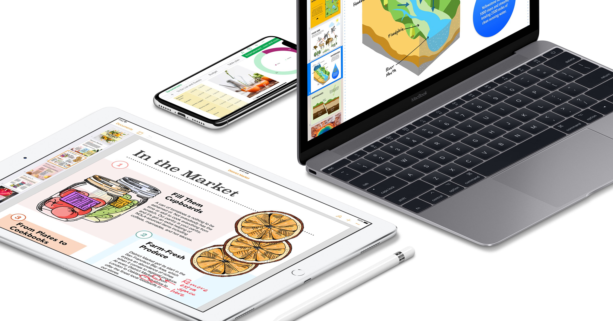 Apple cập nhật phiên bản mới cho bộ iWork, hỗ trợ dùng Apple Pencil tốt hơn với iPad
