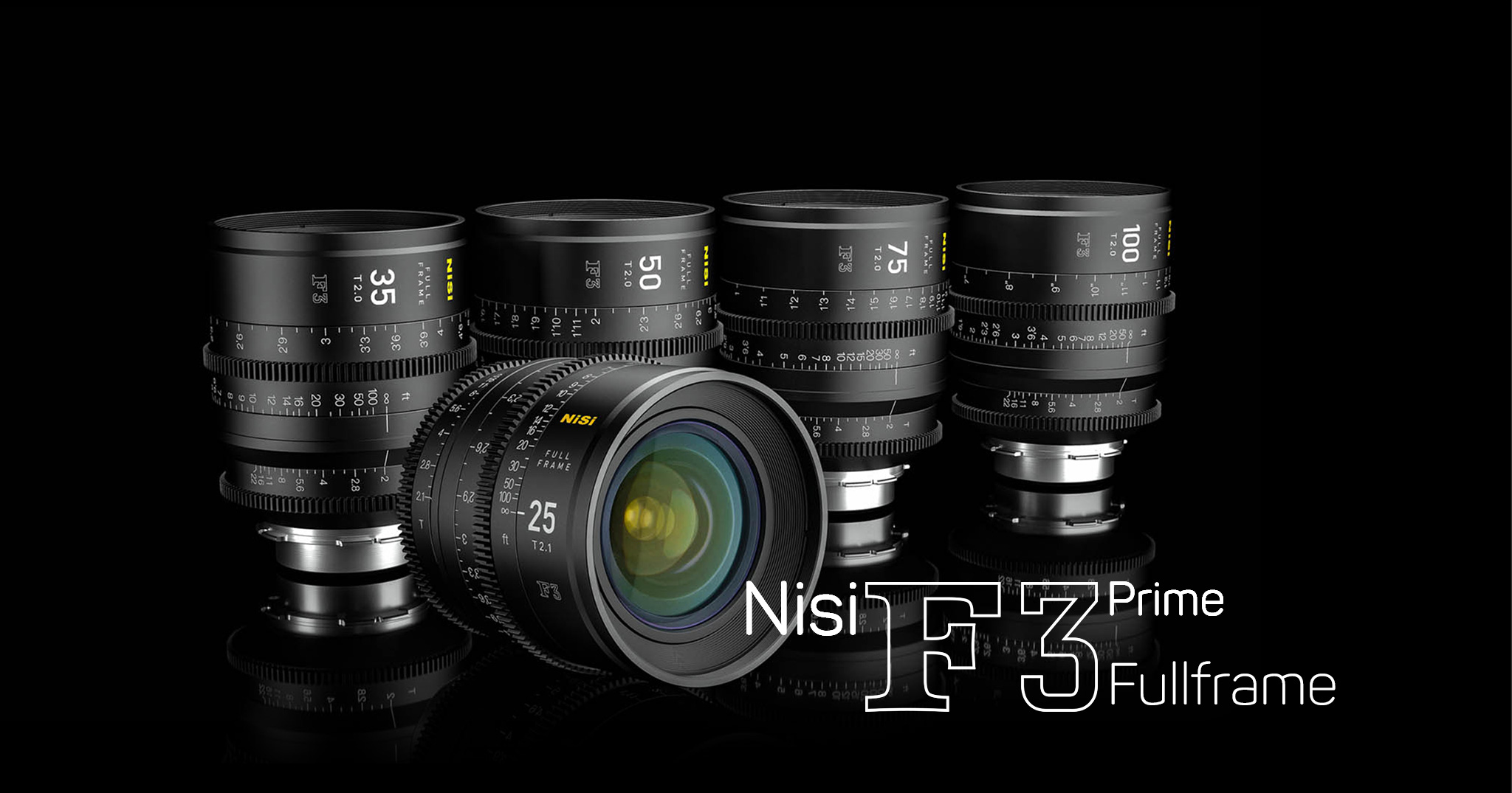 #NAB2018 - Hãng sản xuất filter Nisi, nhảy vào cuộc chiến ống Cinema với 5 ống Prime