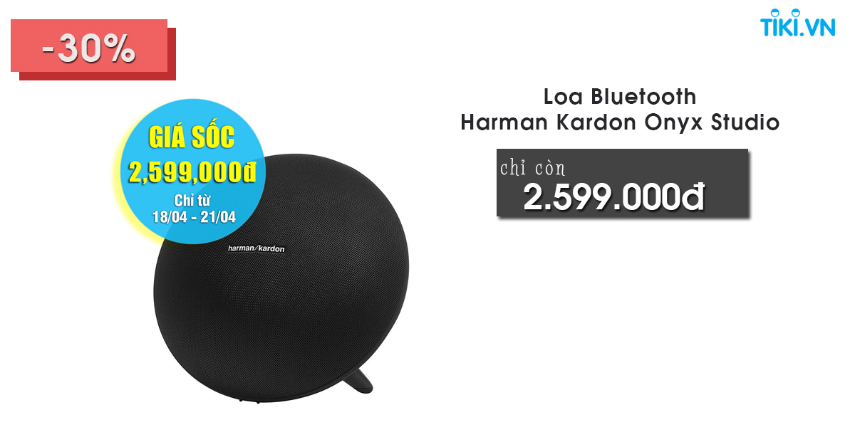Loa Bluetooth Harman Kardon Onyx Studio 3 giá chỉ 2.599.000đ