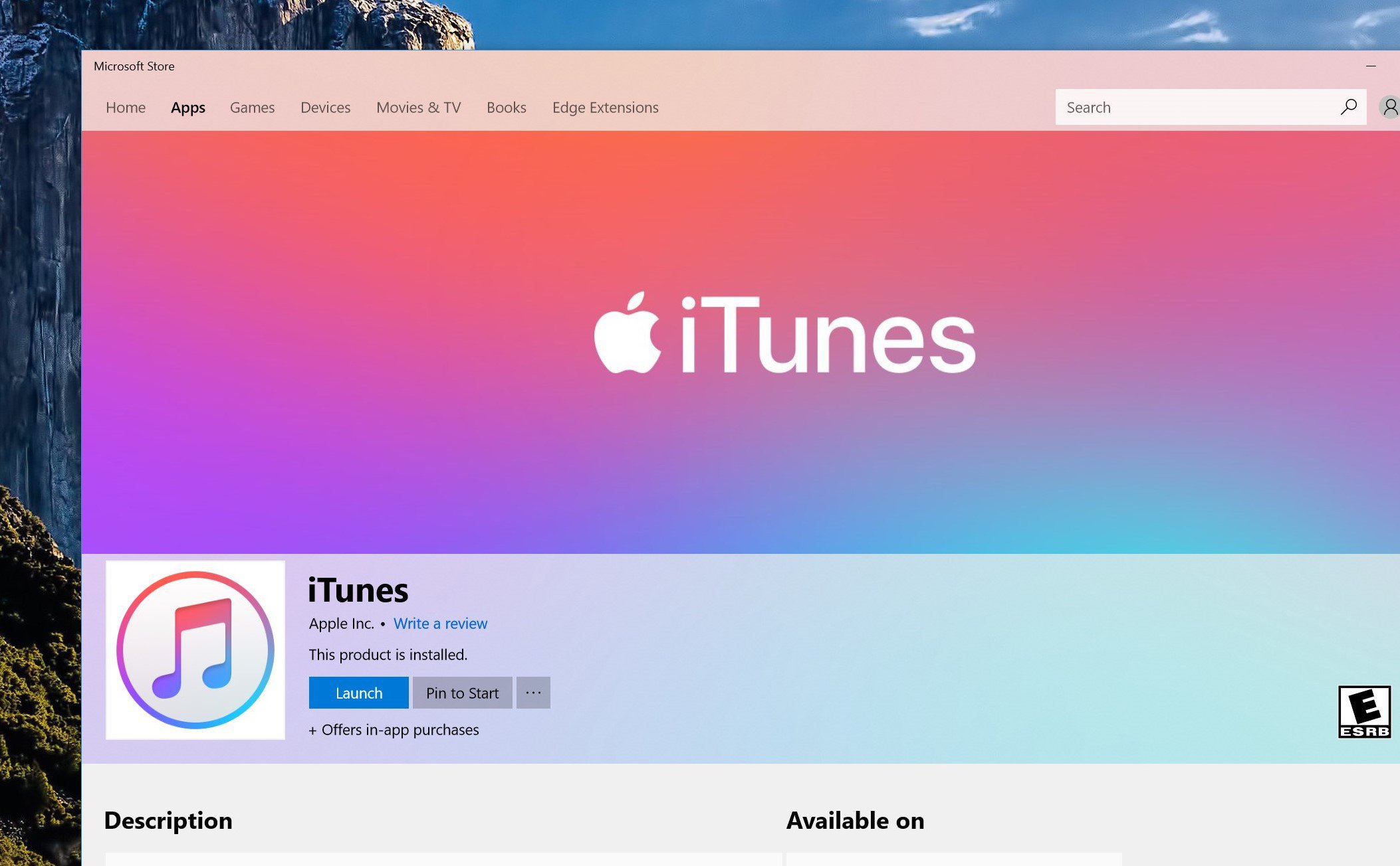 iTunes đã có mặt trên Microsoft Store, không cần cài file exe riêng nữa