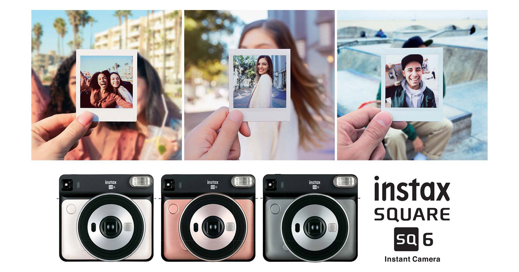 Fujifilm giới thiệu máy ảnh mới:  Instax Square SQ6 khổ vuông