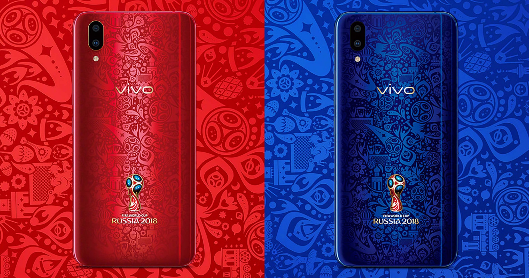 Vivo ra mắt X21 Worldcup Edition với hai màu xanh và đỏ