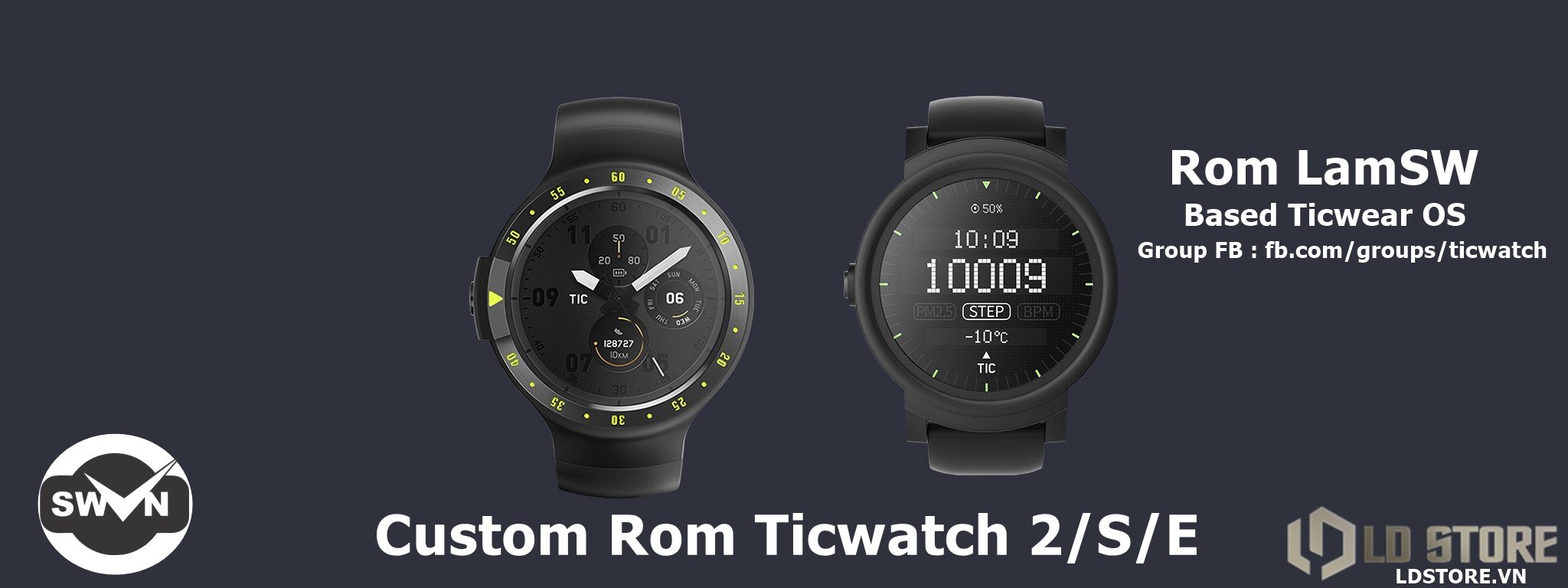 ticwatch s  e  2   custom rom ticwear os   wear os   recovery   root cho ticwatch 2  s  e