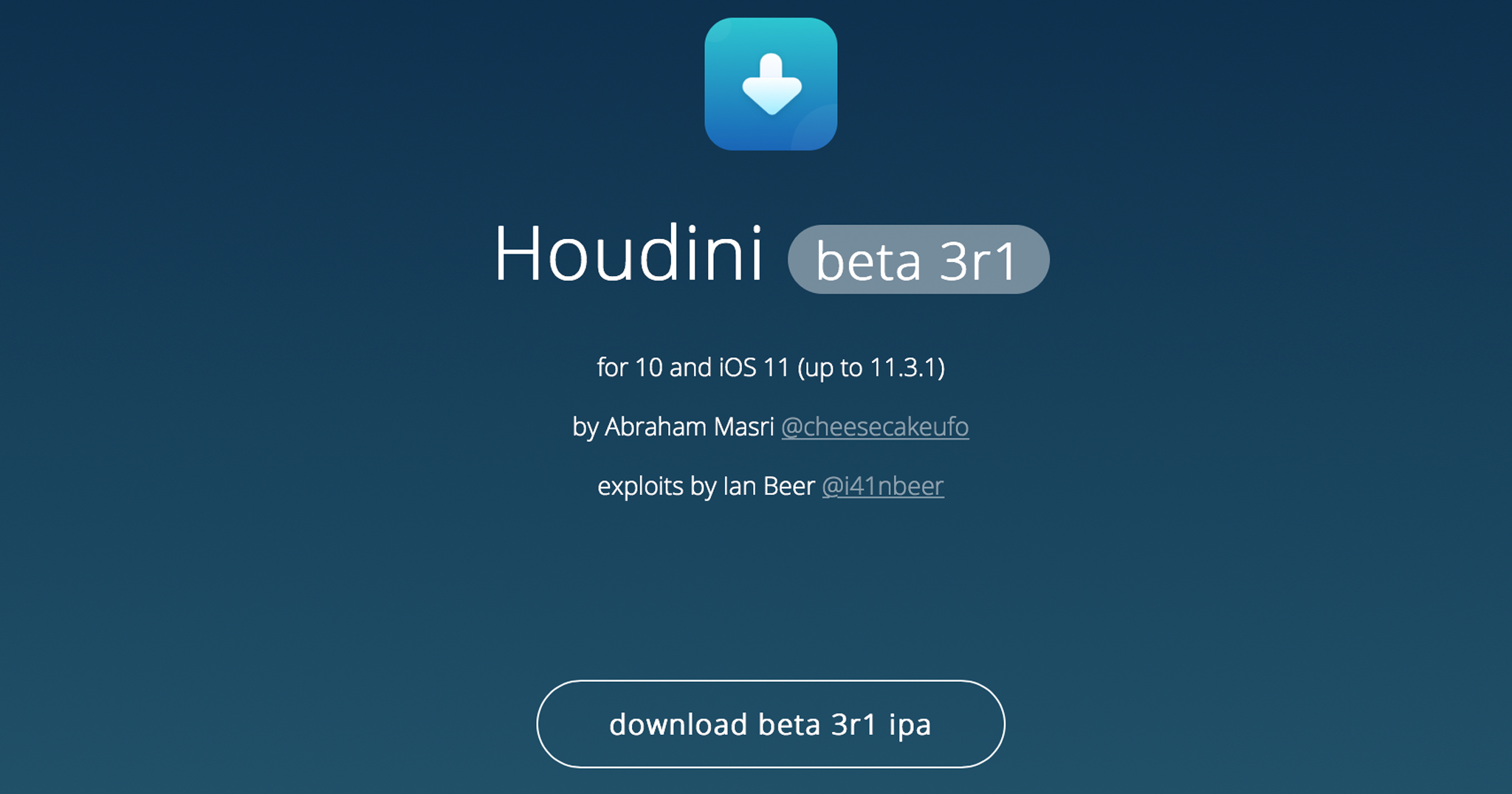 Hướng dẫn jailbreak cho các thiết bị đang chạy iOS 11.3.1 bằng công cụ Houdini