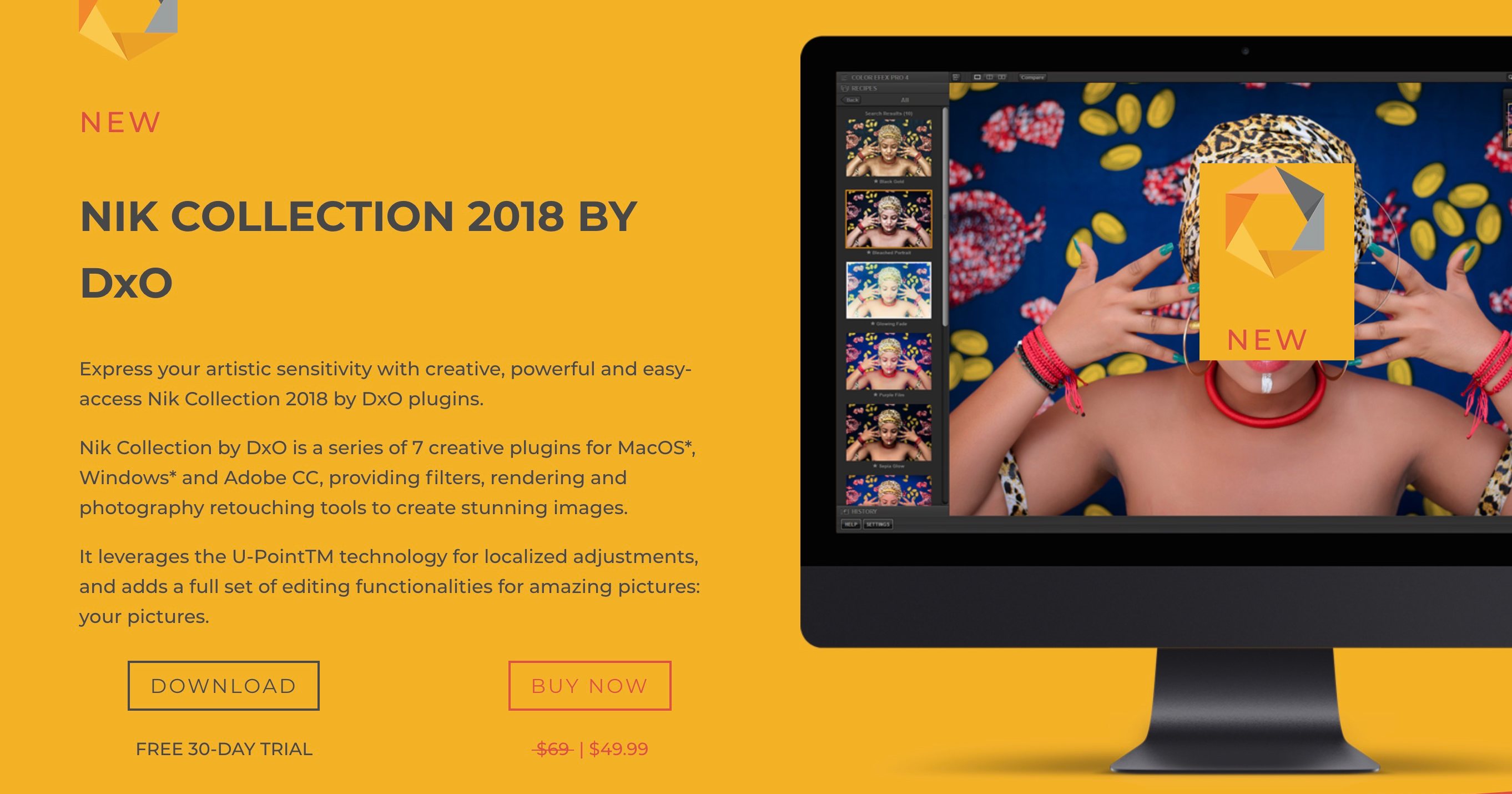 NIK Collection by DxO không còn miễn phí, Phiên bản 2018 giá 70USD đang giảm còn 50$