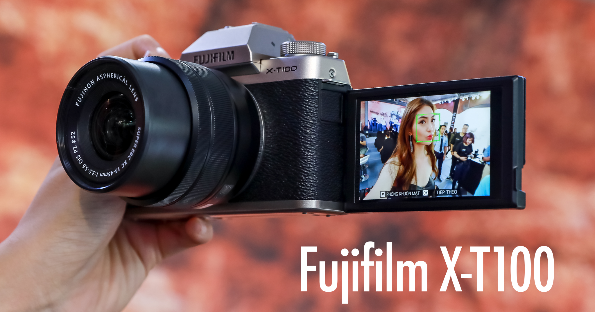 Trên tay nhanh Fujifilm X-T100 mới được giới thiệu ở Việt nam, giá 14,490,000VND