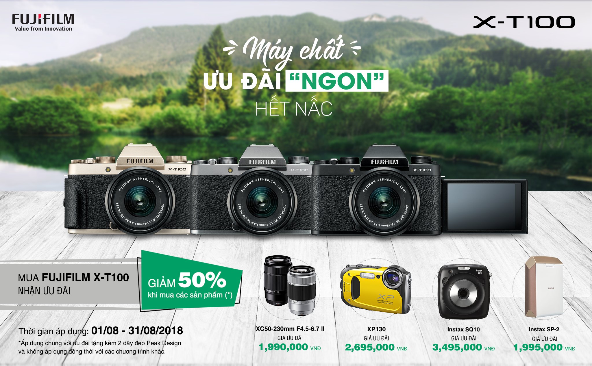 [QC] Tháng 8 hè hừng hực – Cất lực hốt deal “NGON” cùng máy ảnh Fujifilm X-T100
