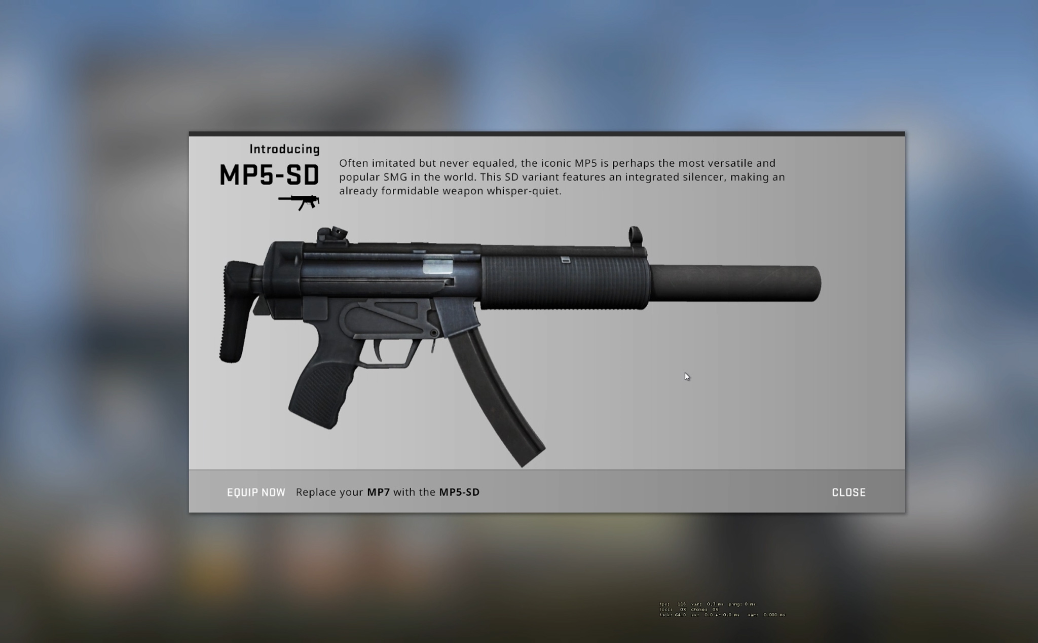 Valve bất ngờ cho MP5, khẩu "ba một" huyền thoại tái xuất trong Counter-Strike