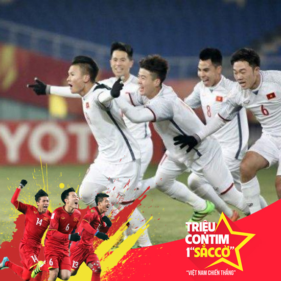 Tạo avatar online cổ vũ đội tuyển Việt Nam tại Asian Cup 2019