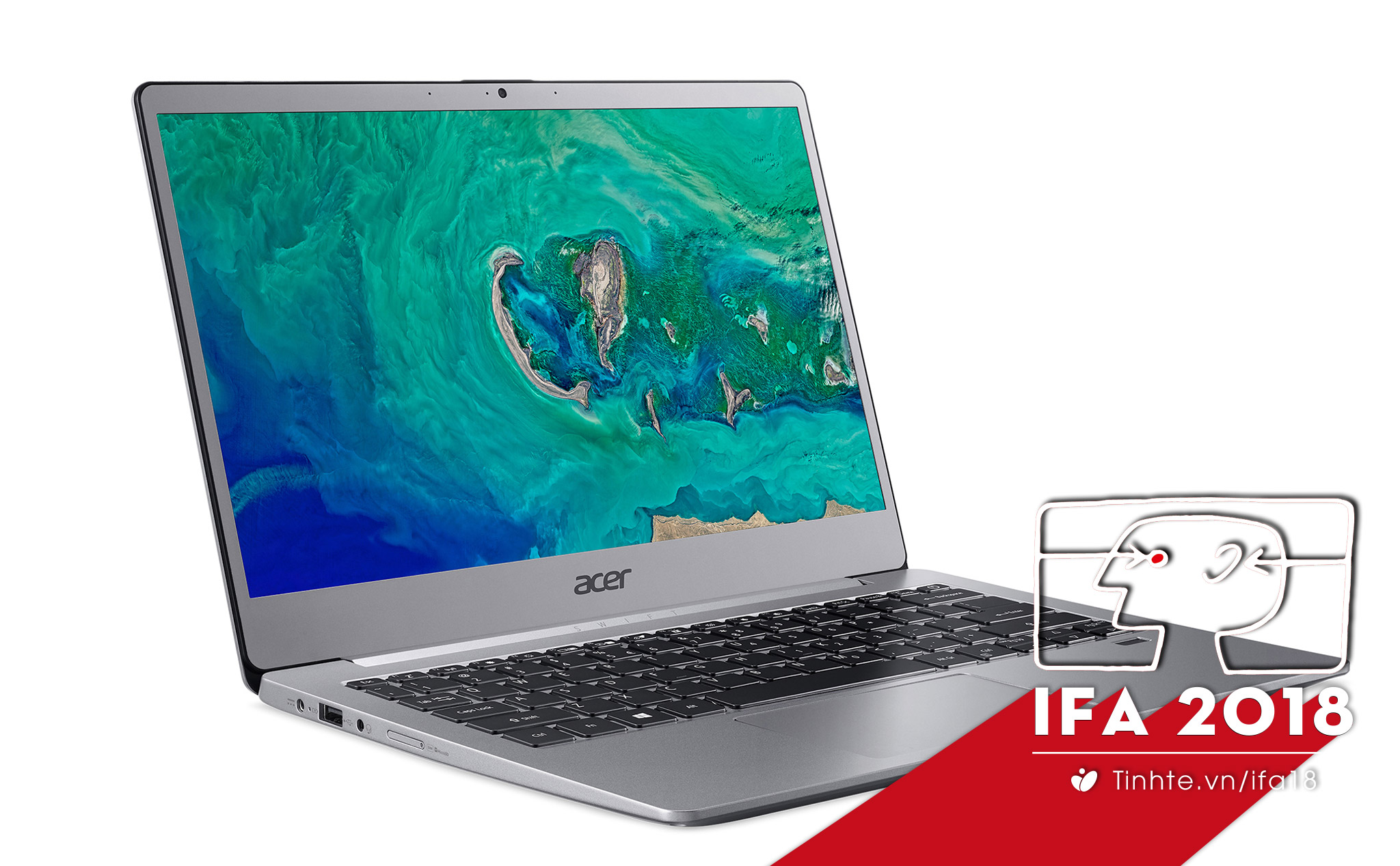 #IFA18: Acer Swift 3 mới chuyển sang dùng màn hình 13", pin 13 tiếng, mỏng nhẹ hơn, đẹp hơn